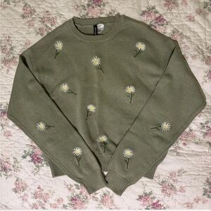 H&M embroidered sweater